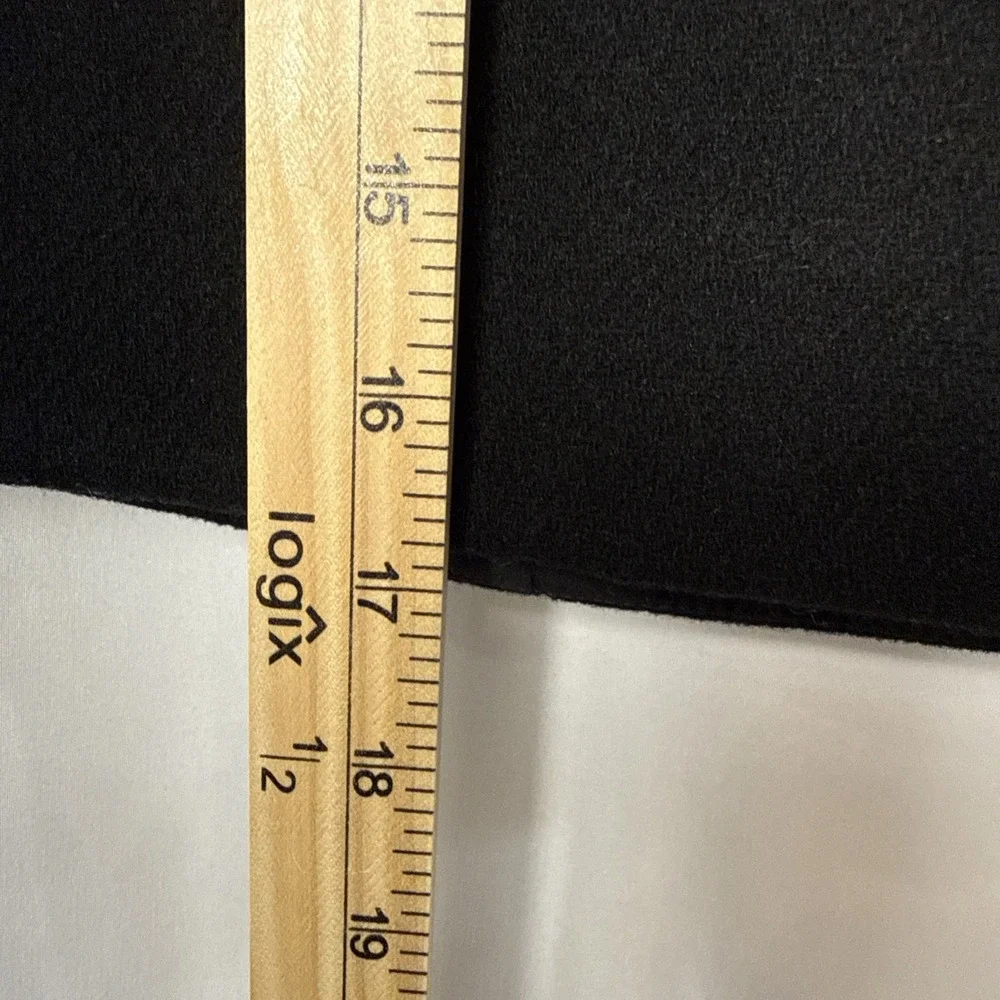 J Crew Mercantile Black Wool Ruffle Mini Skirt Size 2 Preppy Layers Edgy Luxe